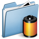 Blue Photo film icon